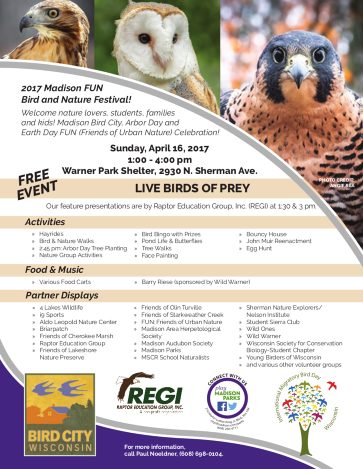 2017 Madison FUN Bird and Nature Festival offers fun for the whole family