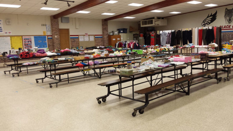 Gompers PTO connects with community at garage sale and Election Day bake sale