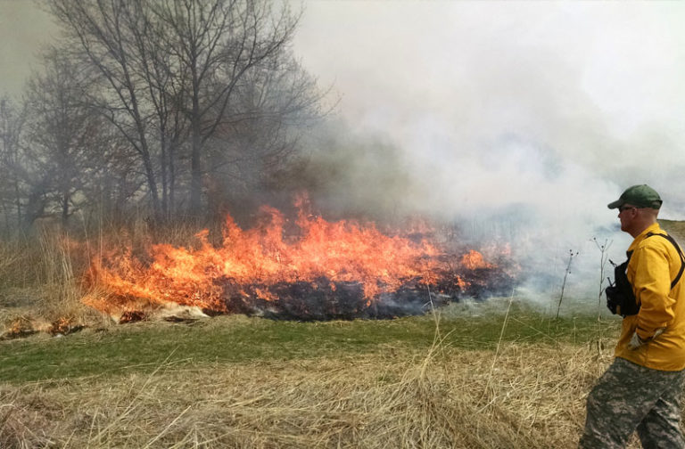 Conservation crews have a successful burn season in Northside parks