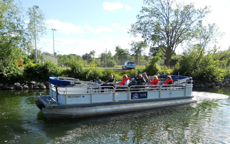 MSCR invites you to cruise the lakes on a pontoon boat