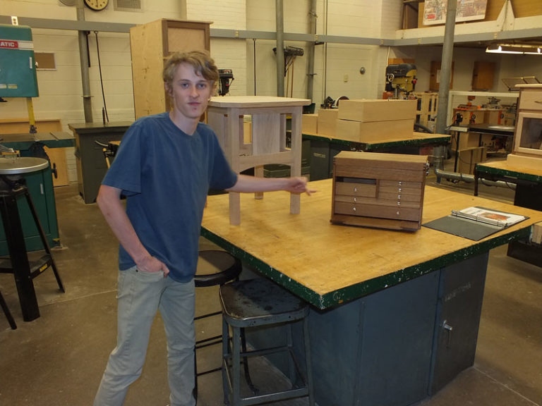 EHS Wood Products Lab hosted sale/open house in June
