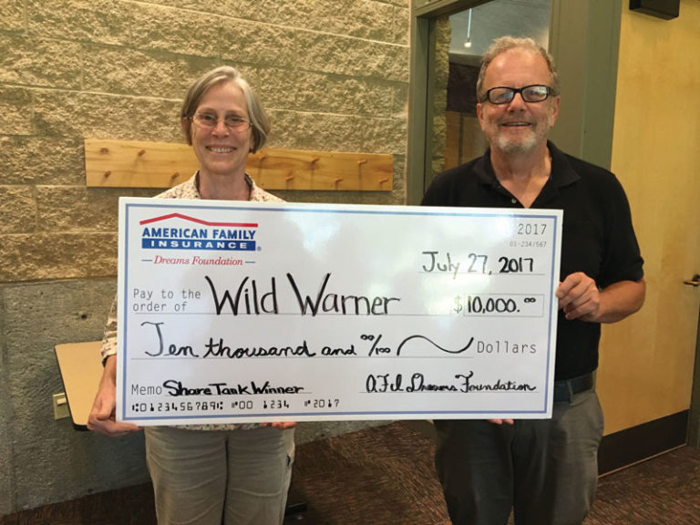 Wild Warner wins $10,000 award
