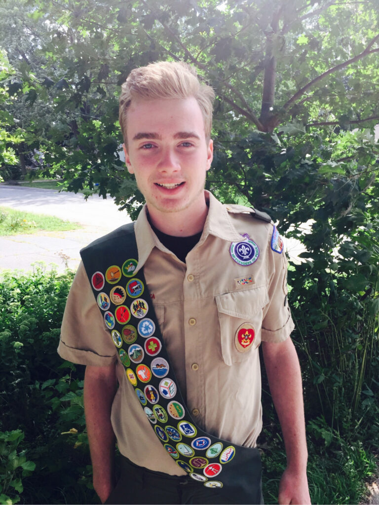 Troop 127 presents Eagle Scout award